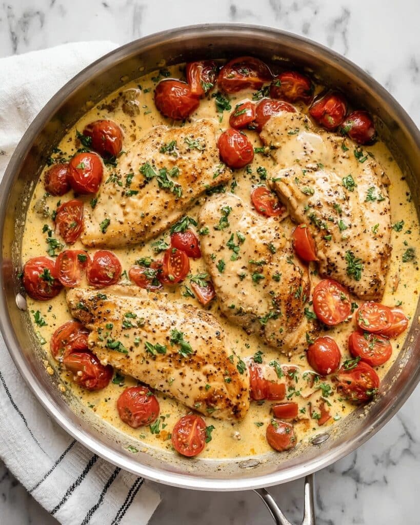 Creamy Pesto Chicken Recipe