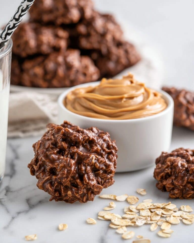 No-Bake Chocolate Peanut Butter Cookies Recipe