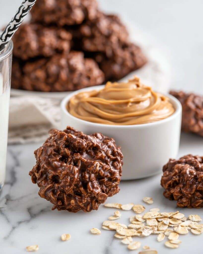 No-Bake Chocolate Peanut Butter Cookies Recipe