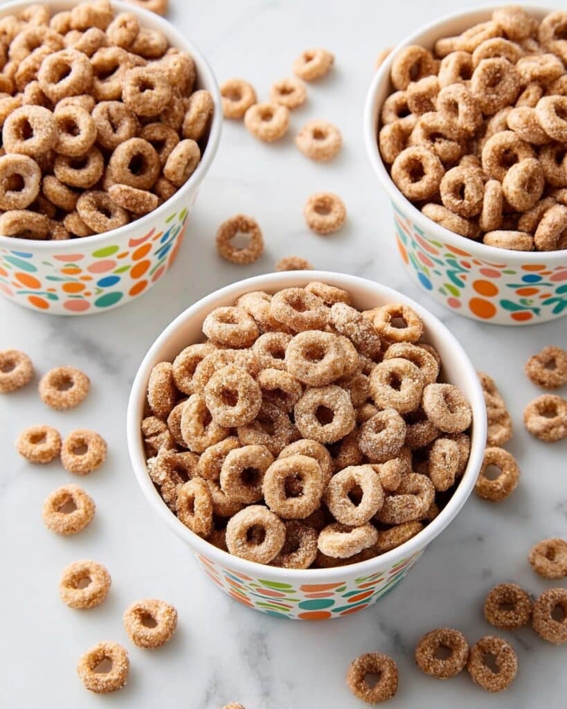 Mini Donut Hot Buttered Cheerios Recipe