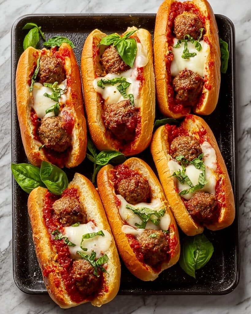 Italian Meatball Sub Sandwiches Recipe