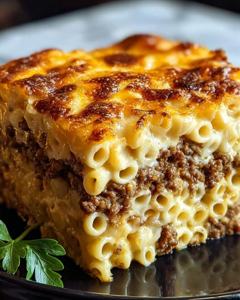 Mac and Cheese Meatloaf Casserole Recipe
