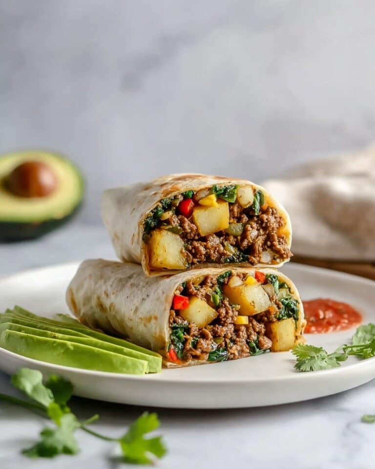 Healthy Ground Chicken Burritos Recipe
