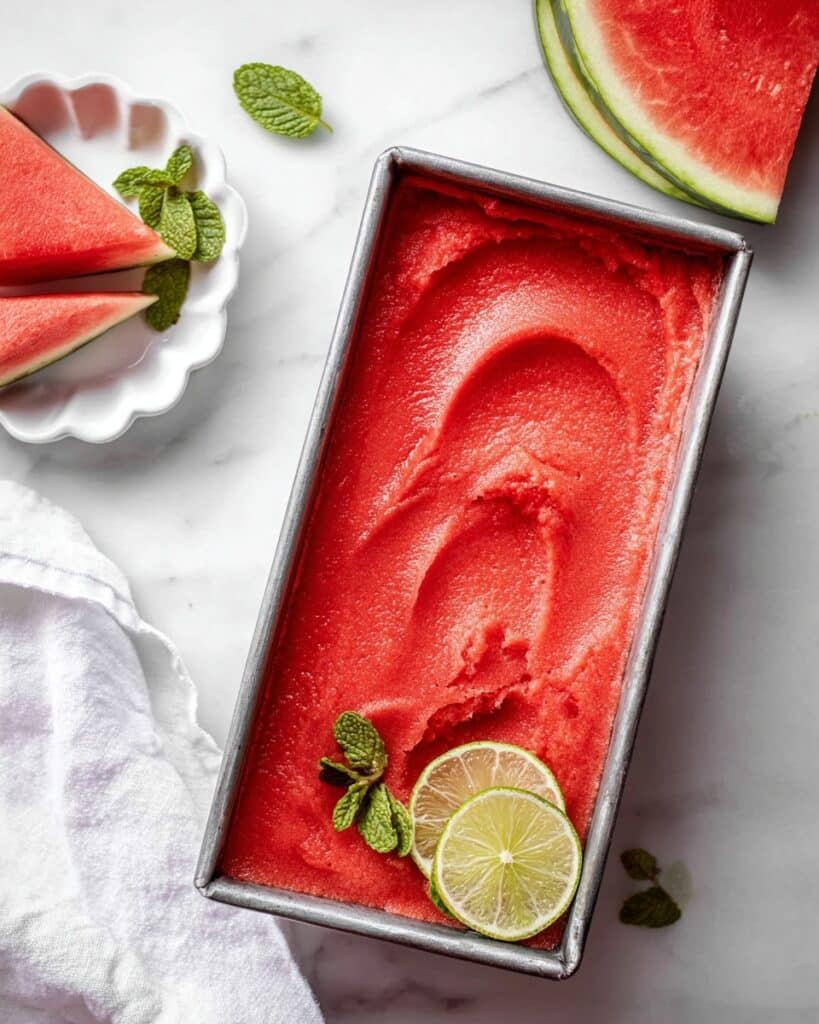 Refreshing 5-Minute Watermelon Sorbet Recipe