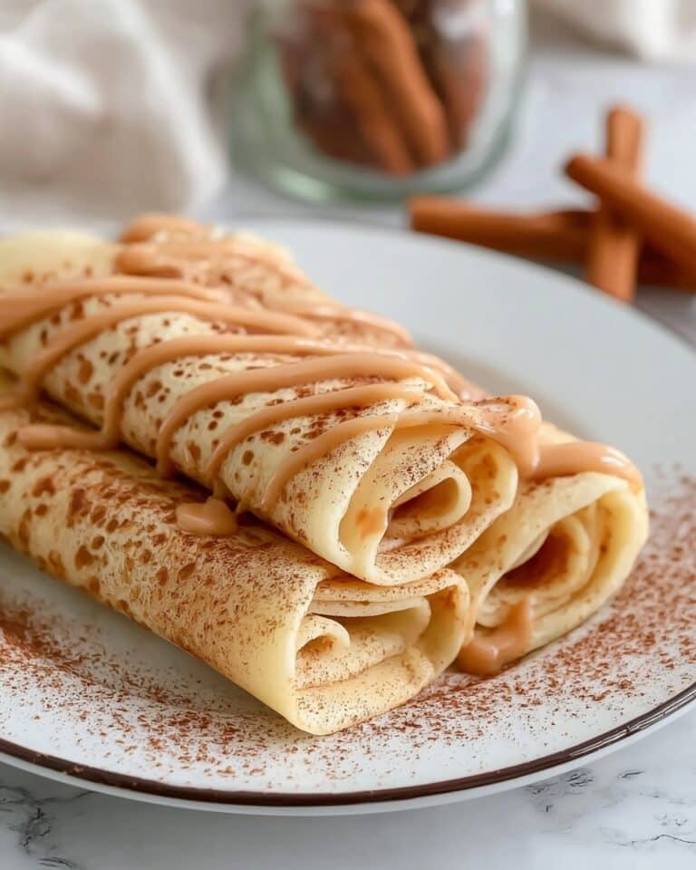 Cinnamon Roll Protein Crepes Recipe