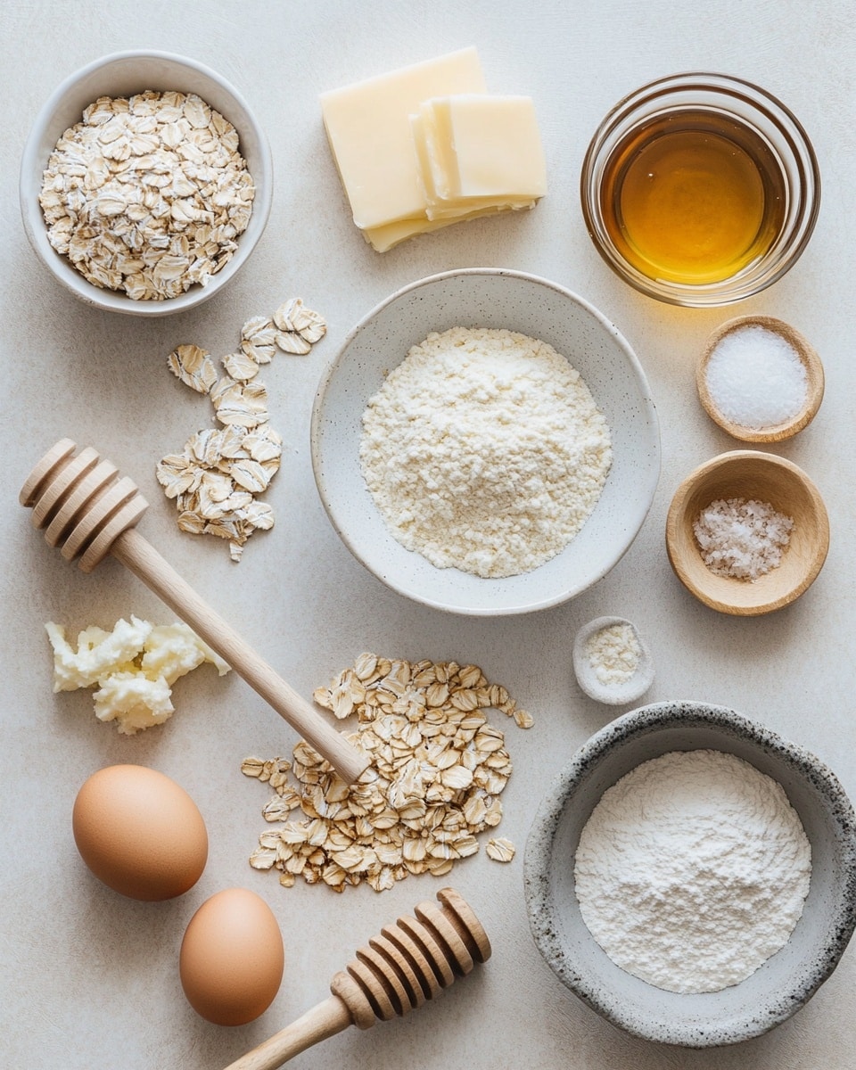 A stack of four oatmeal cookies sits on a light wooden round board placed on a white marbled surface. The cookies have a golden brown color with a slightly rough and bumpy texture showing bits of oats. The top cookie has a bite taken out of it, exposing its soft and crumbly inside with a light beige color. The background is softly blurred with white fabric, giving a clean and simple look. Photo taken with an iphone --ar 4:5 --v 7