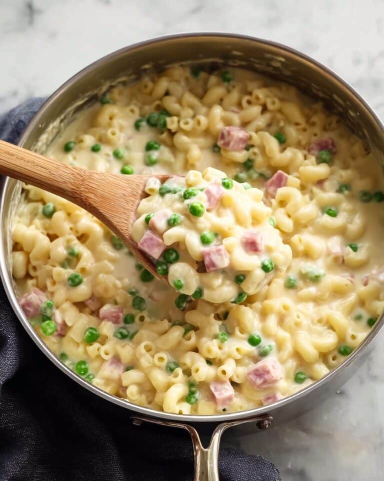 Creamy Ham Mac and Cheese Soup Recipe