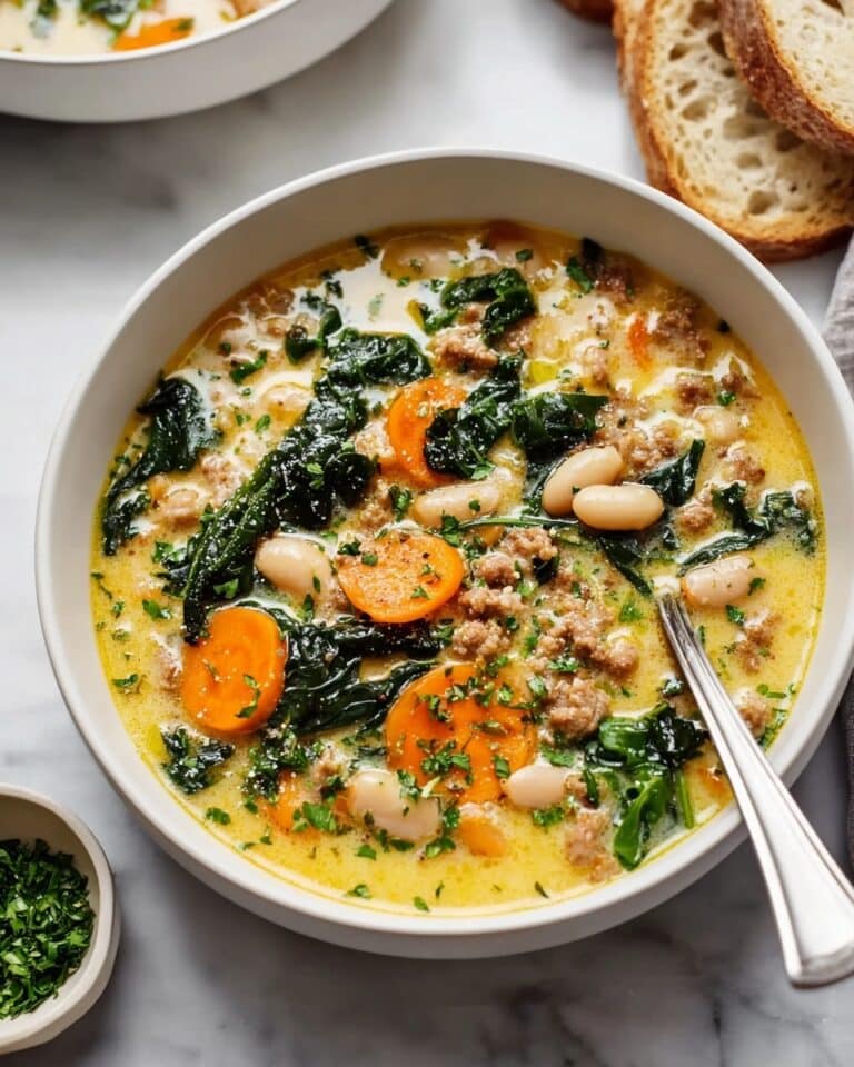 Tuscan White Bean Soup with Sausage Recipe