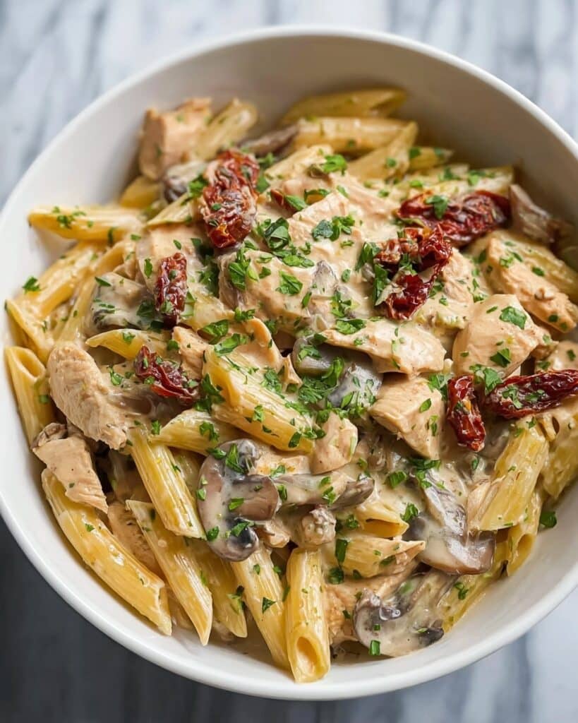 Creamy Crock Pot Chicken Pasta Recipe