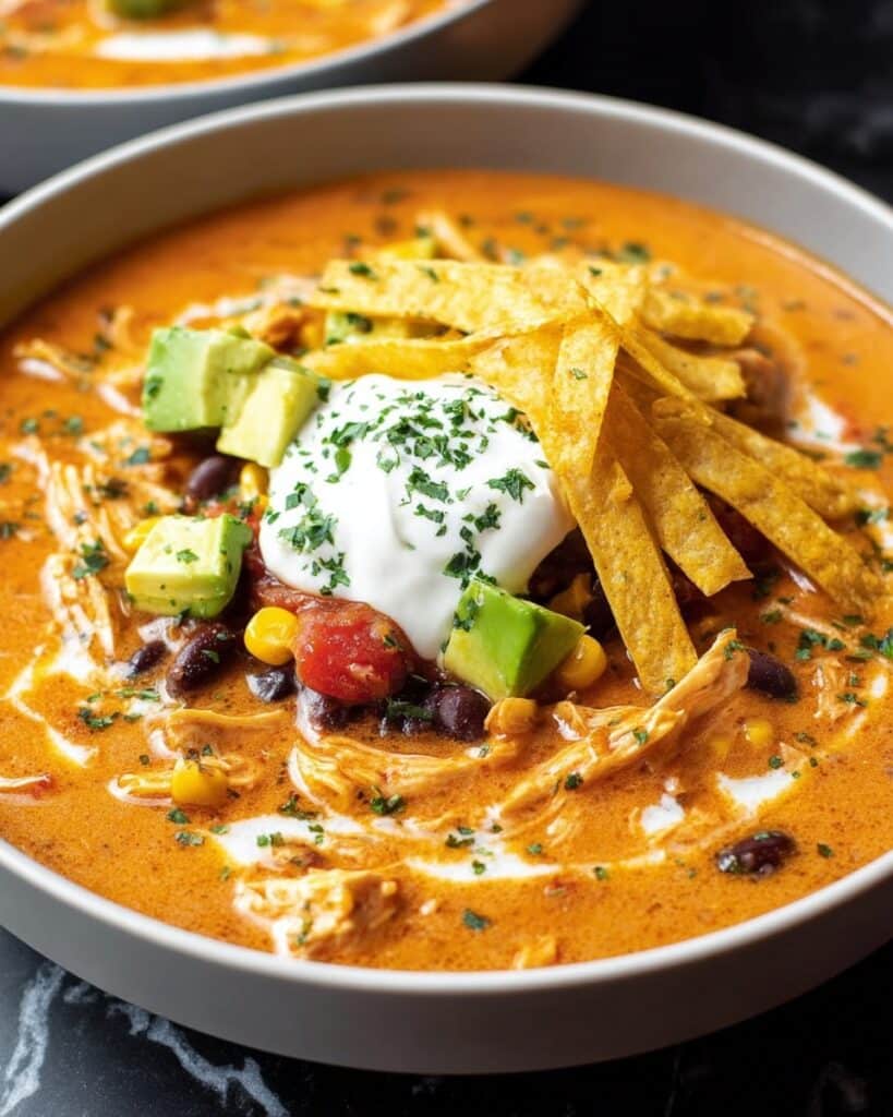 Easy Chicken Tortilla Soup Recipe