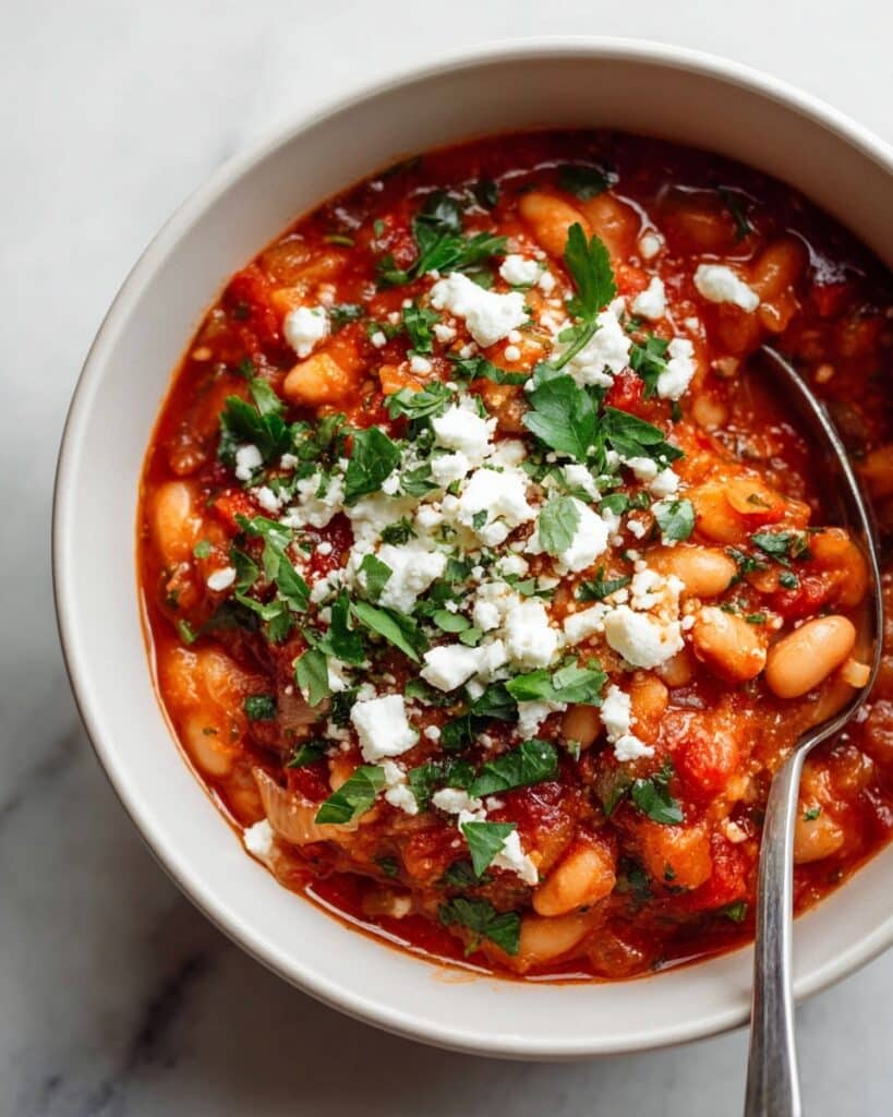 Spicy White Bean Stew with Harissa Recipe