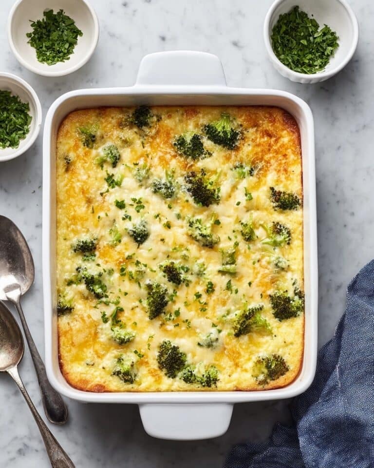 Cheesy Broccoli Rice Casserole Recipe
