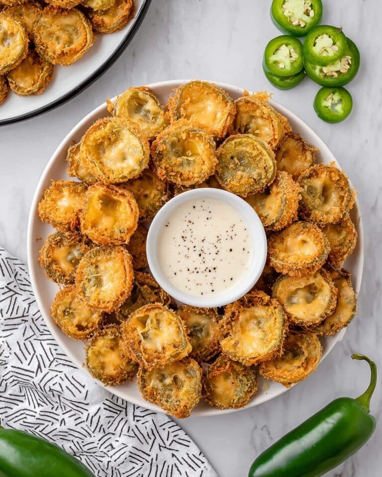 Fried Jalapeños with Ranch Dipping Sauce Recipe