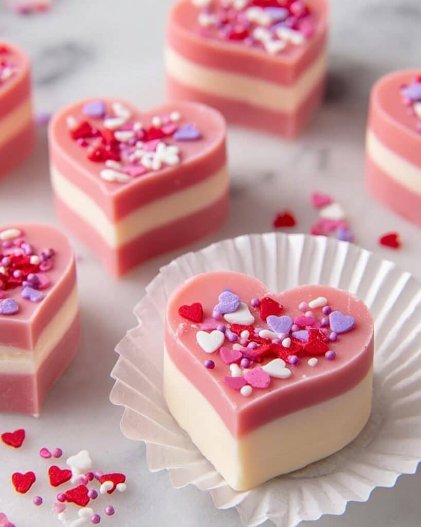 Valentine Hearts Fudge Recipe