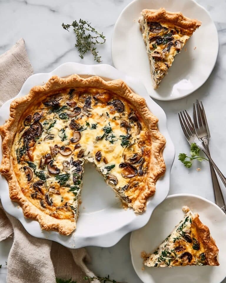 Gluten-Free Leek and Mushroom Quiche Recipe