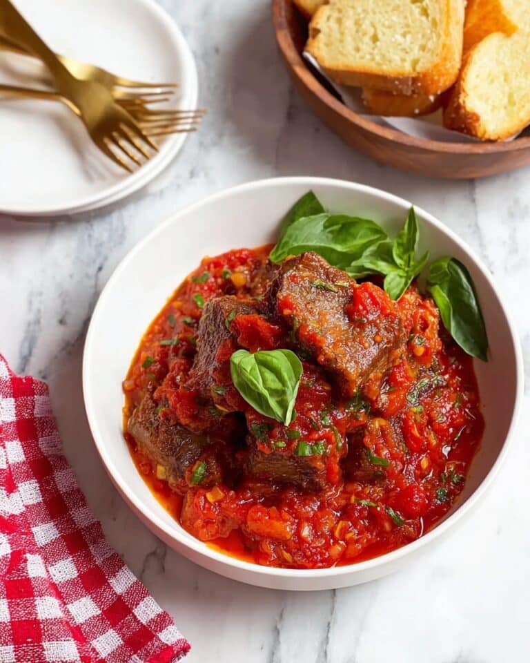 Steak Pizzaiola with Tomato Sauce Recipe