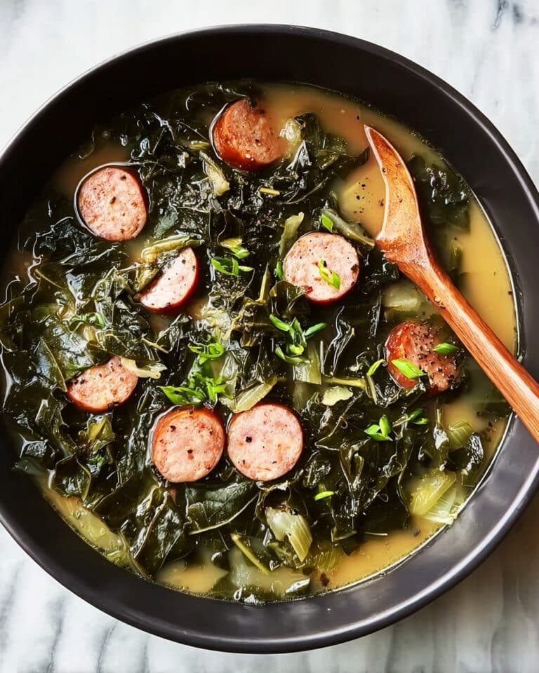 Green Gumbo with Smoked Sausage Recipe