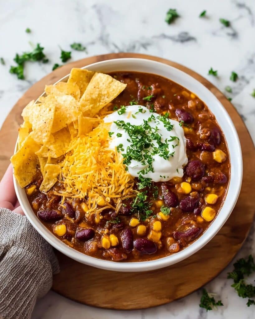 Creamy Beef Taco Soup Recipe