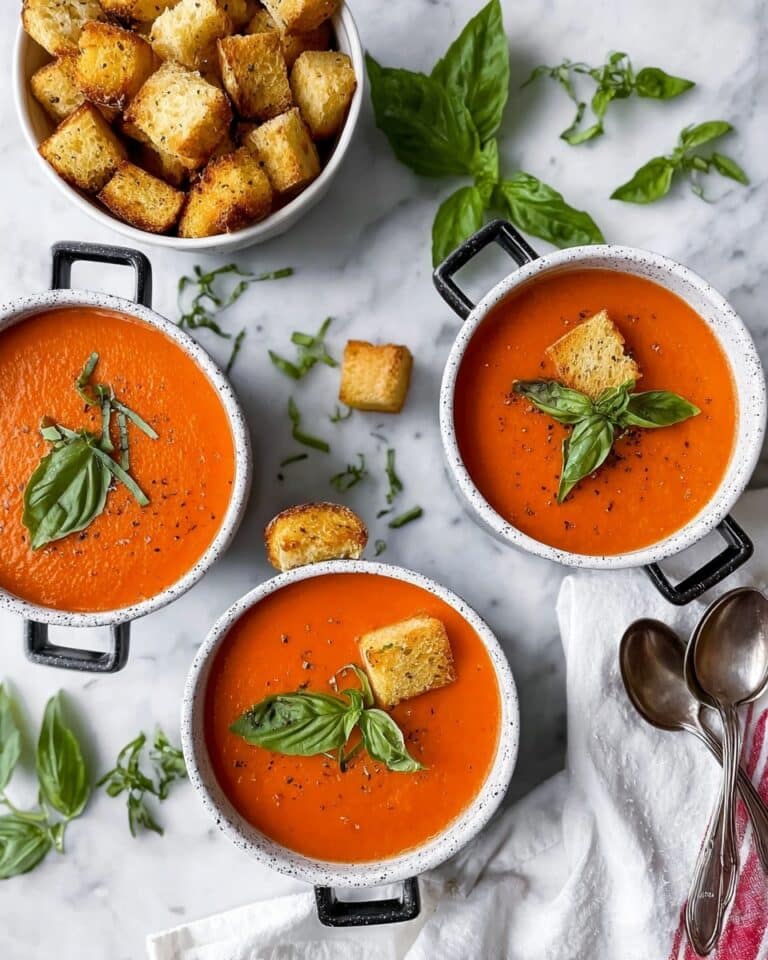 Creamy Tomato Bisque Soup Recipe