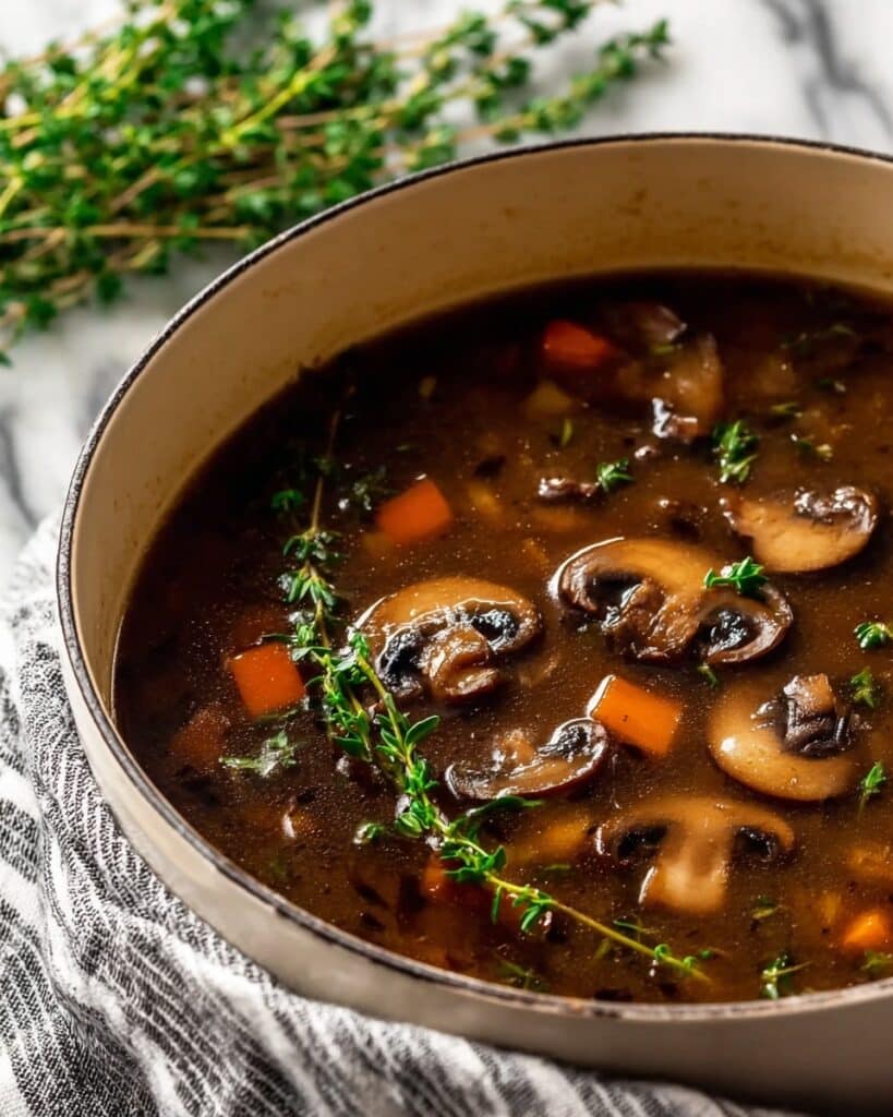 Healthy Mushroom Soup Recipe