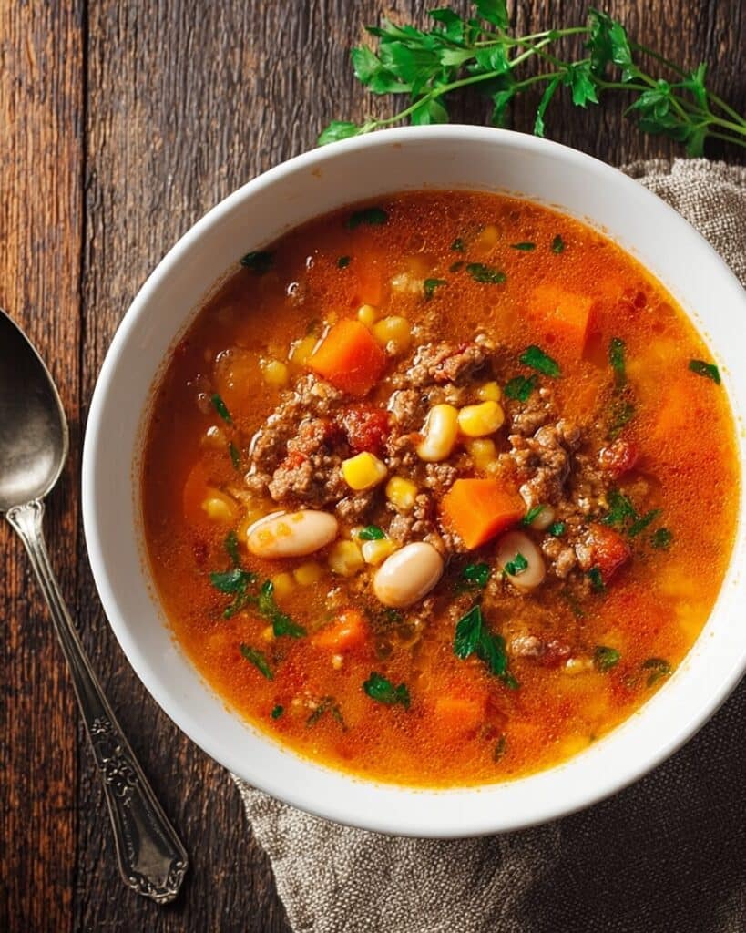 Slow Cooker Beef and Bean Soup Recipe