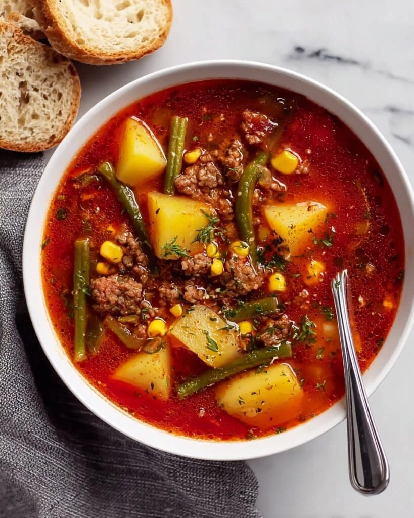 Slow Cooker Vegetable Beef Soup Recipe