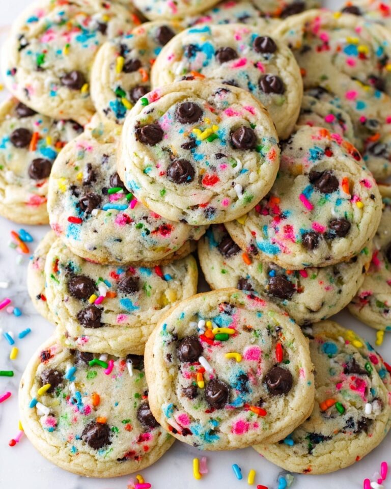 Cake Batter Chocolate Chip Cookies Recipe