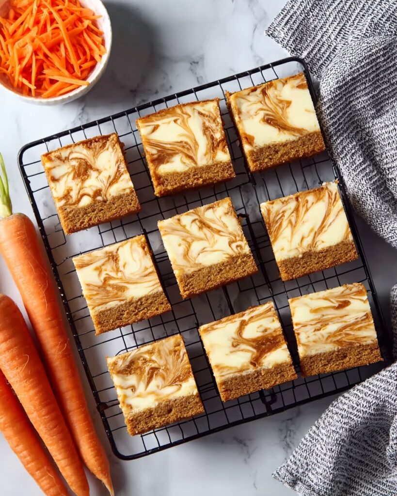 Irresistibly Indulgent Carrot Cake Cream Cheese Bars Recipe