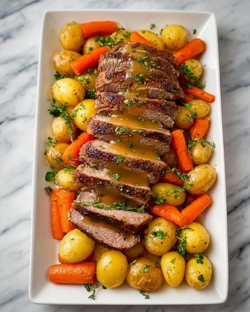 Slow Cooker Rump Roast with Vegetables Recipe