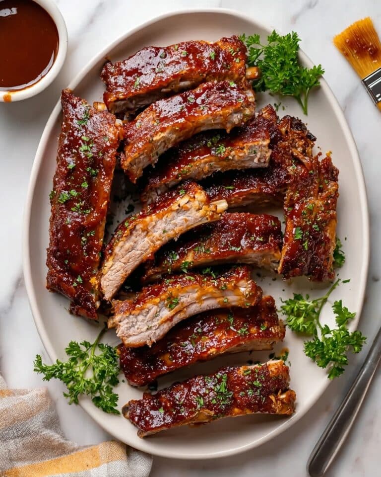 Crockpot Ribs with Sweet BBQ Sauce Recipe