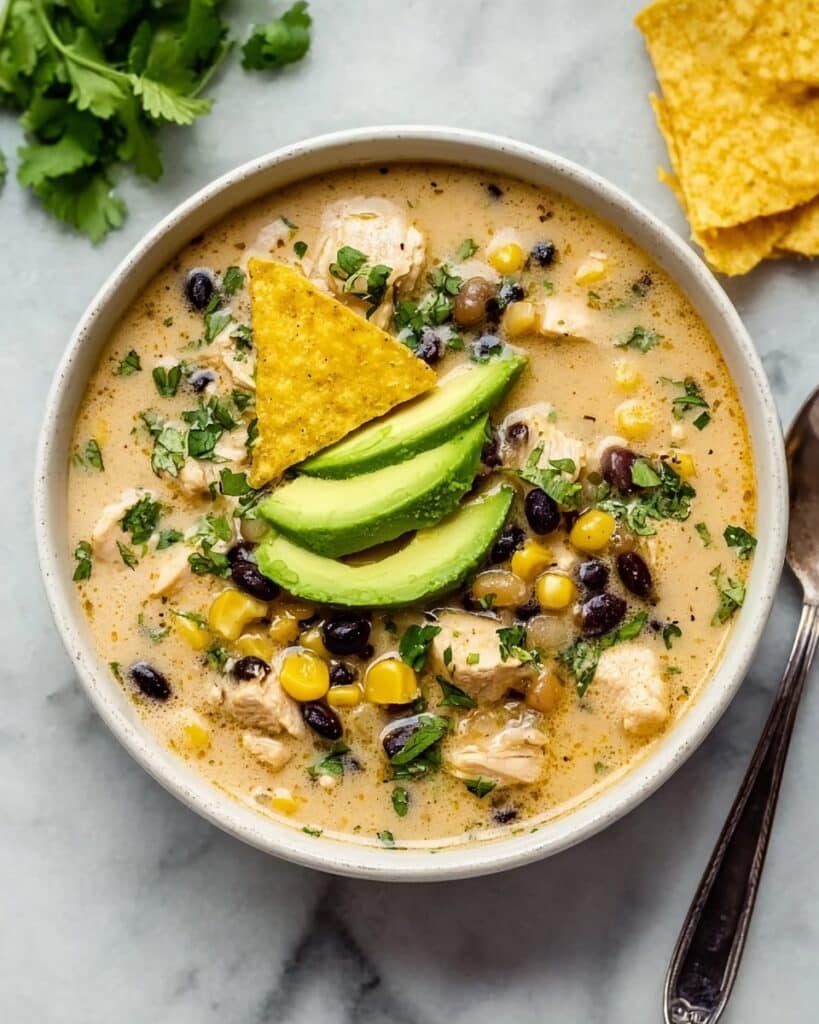 Green Chicken Enchilada Soup Recipe