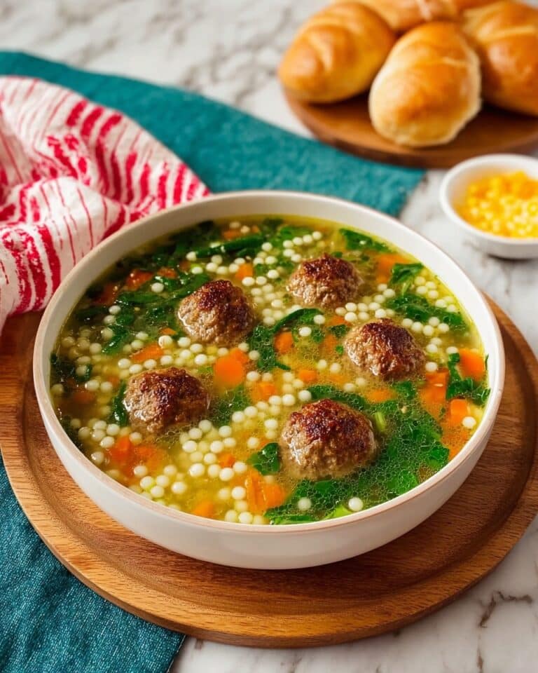 Slow Cooker Italian Wedding Soup with Meatballs Recipe