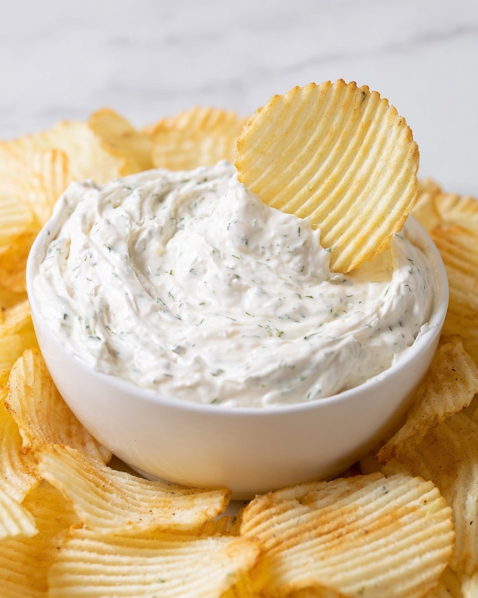 Herb & Garlic Cream Cheese Chip Dip Recipe