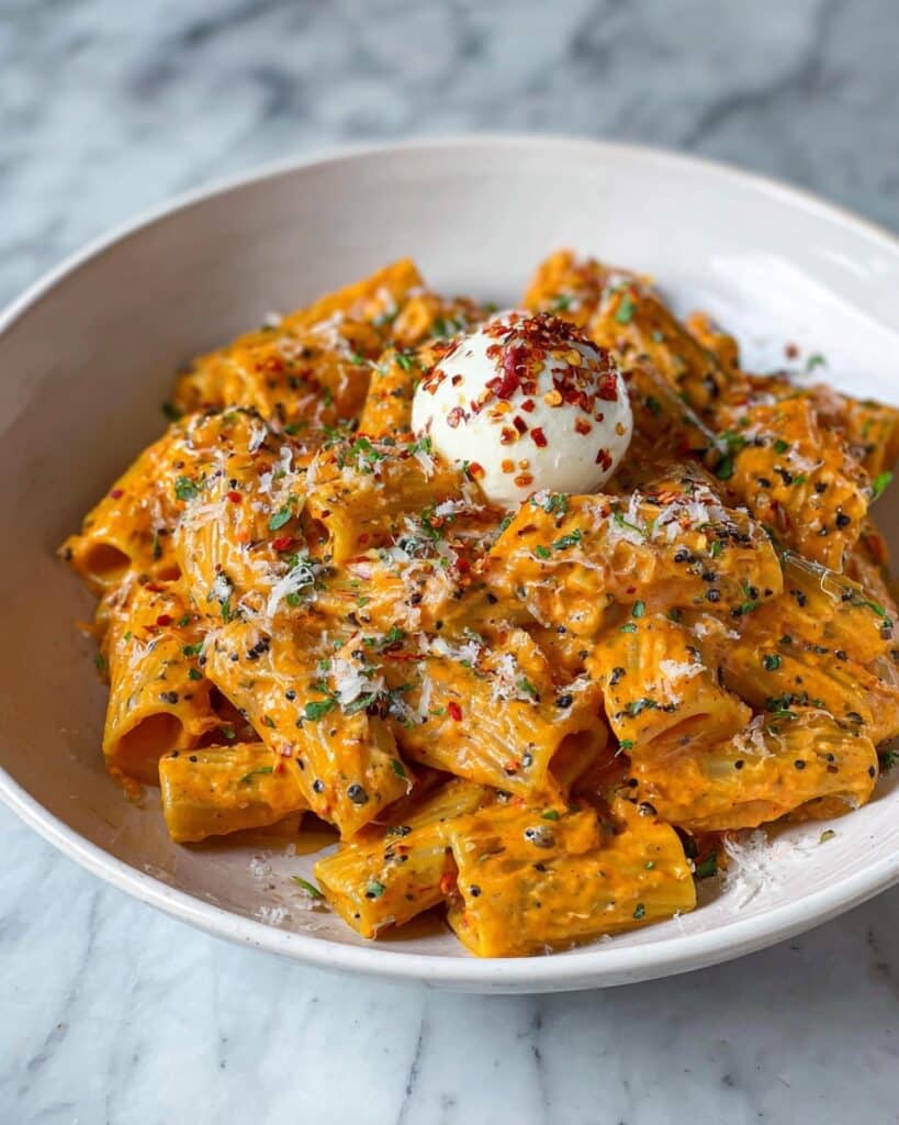 Creamy Tomato Garlic Pasta Recipe