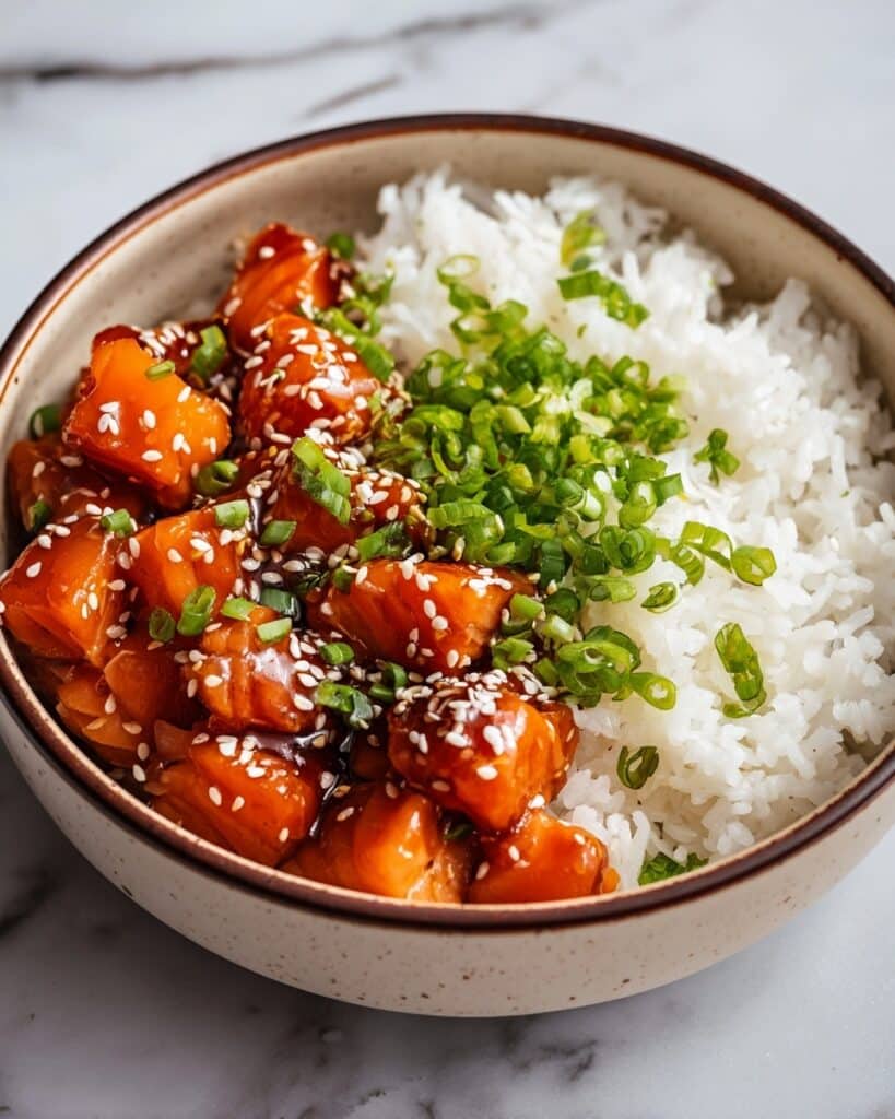 Crispy Salmon and Rice Bowl Recipe