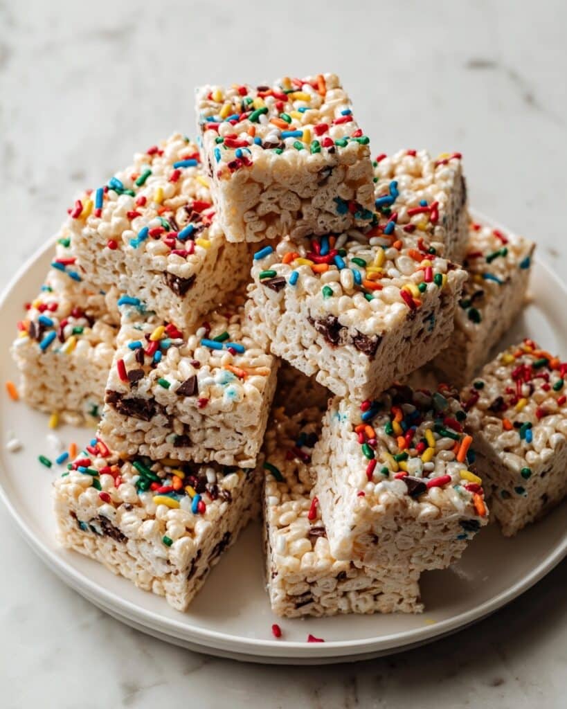 Brown Butter Chocolate Pretzel Rice Crispy Treats Recipe