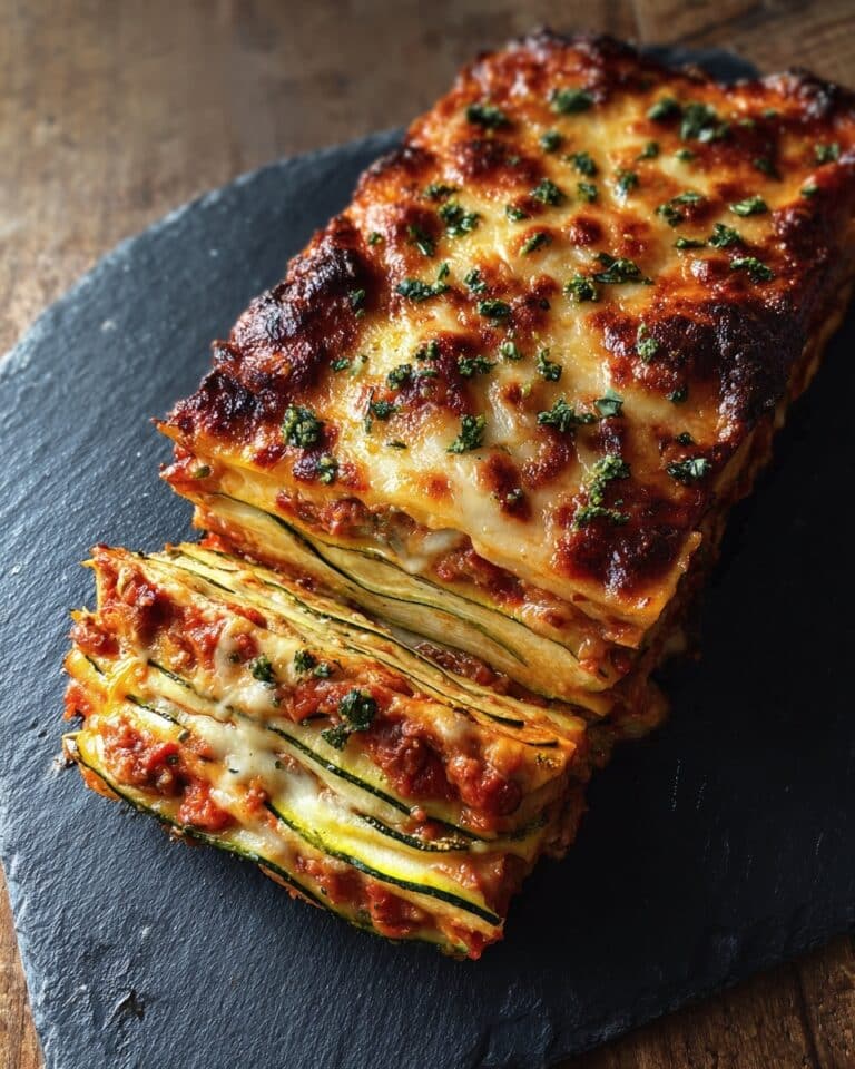 Easy Zucchini Lasagna Loaf Recipe
