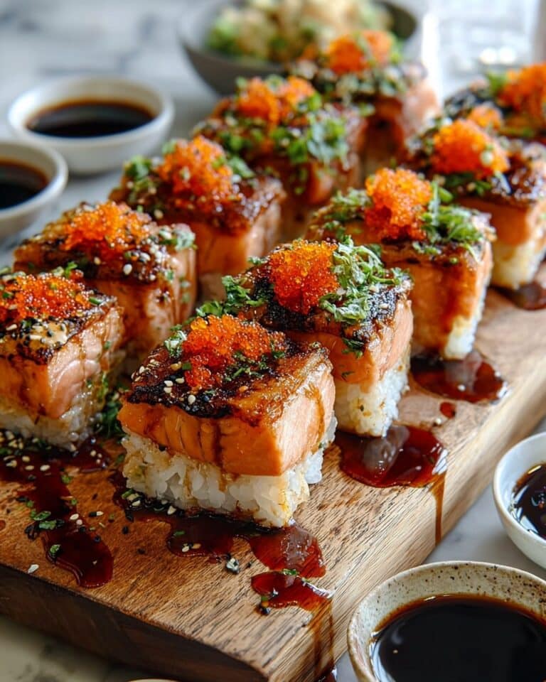 Spicy Salmon Sushi Bake Recipe
