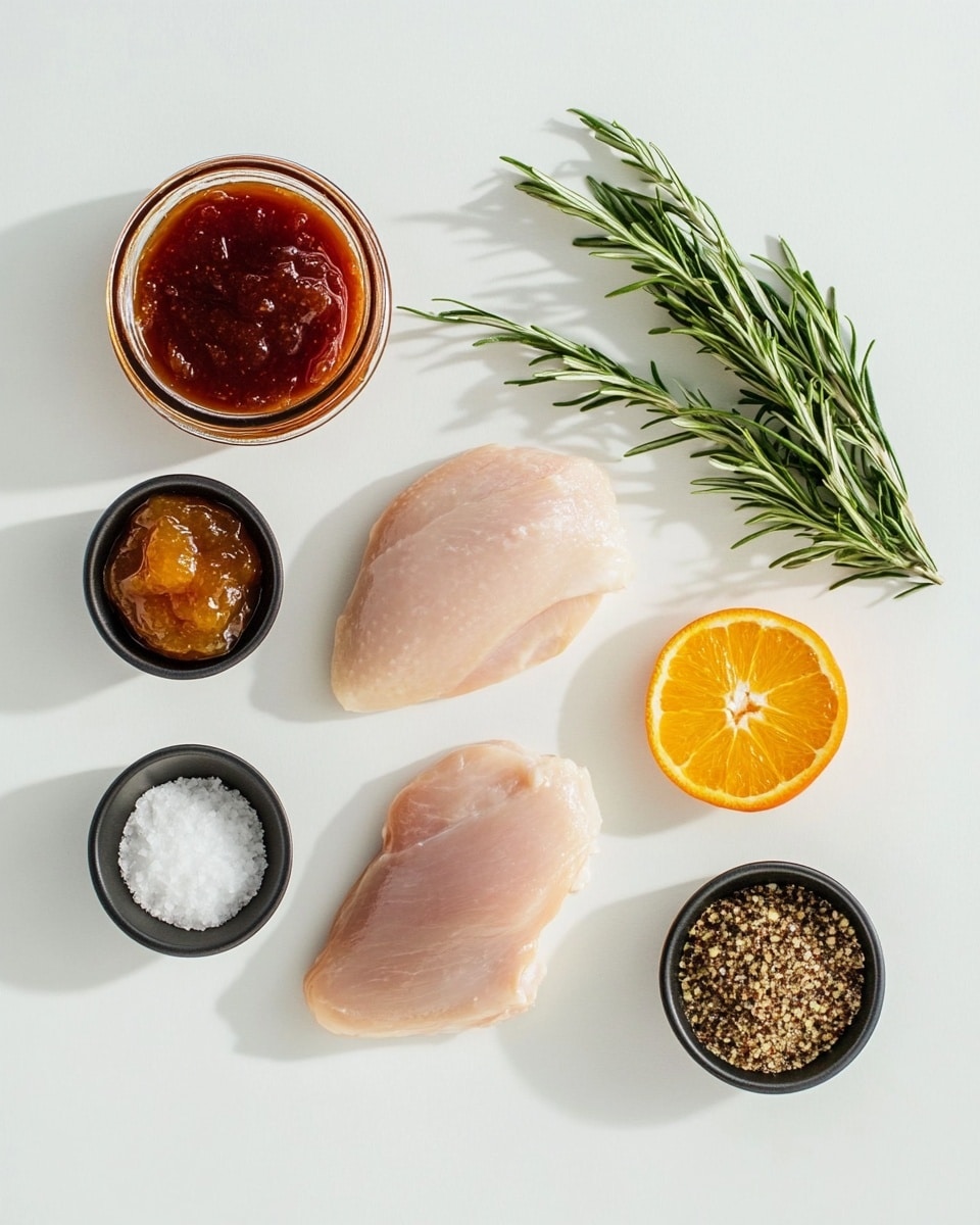 The dish shows a white plate filled with a base layer of white rice with a soft, fluffy texture. On top, there is a layer of glossy, golden-brown chicken pieces covered in a shiny orange sauce, sprinkled with white sesame seeds and small green chopped onion bits. On the side of the plate, there is a slice of bright orange, adding a fresh touch. The plate sits on a white marbled surface with a small bowl of chopped green onions nearby. photo taken with an iphone --ar 4:5 --v 7