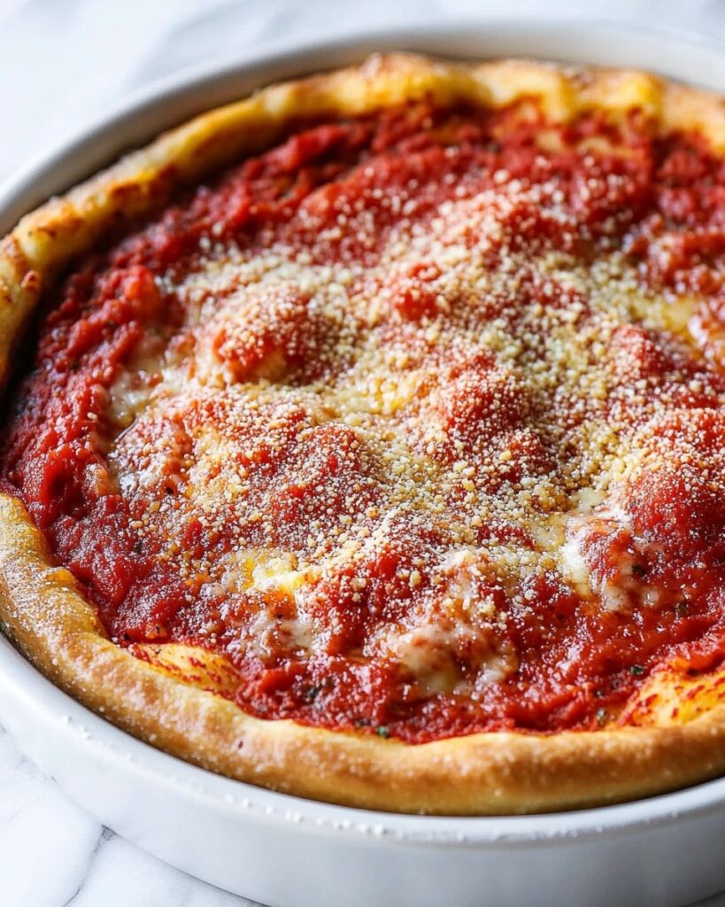 Chicago-Style Deep Dish Pizza Recipe