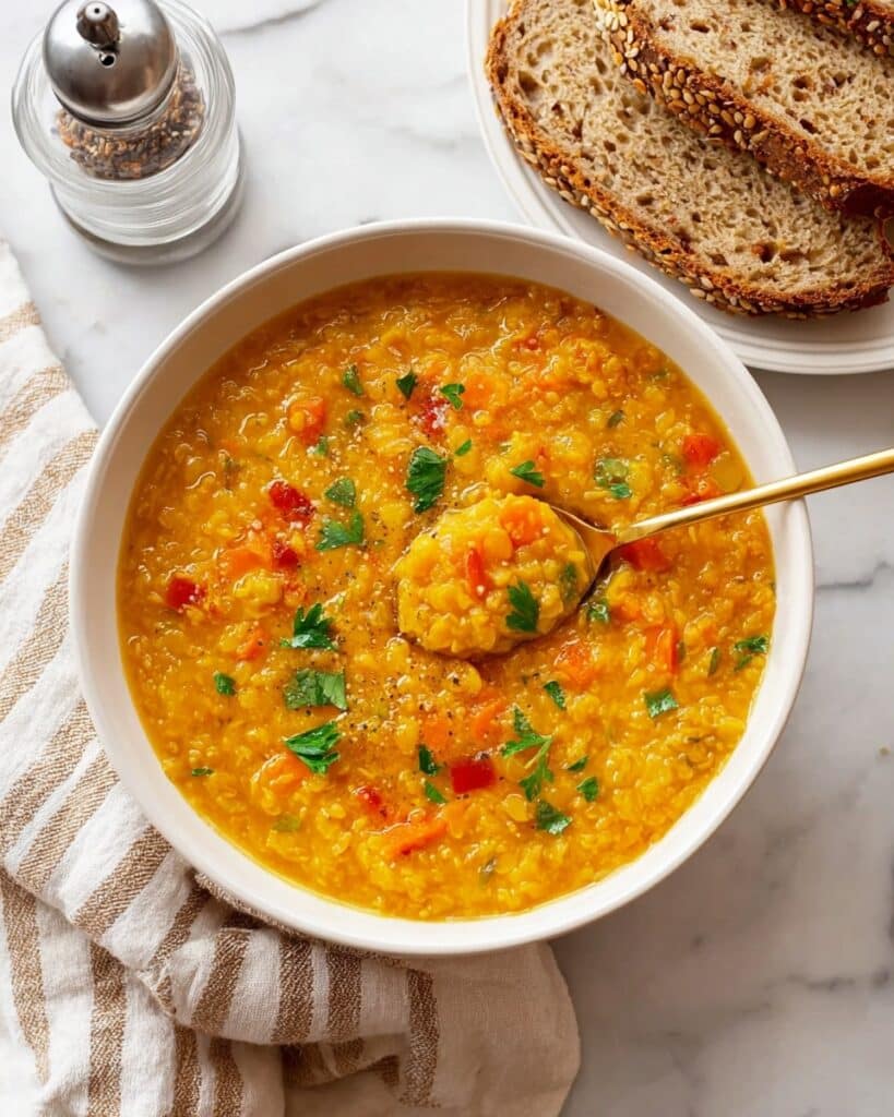 Hearty Red Lentil Soup Recipe