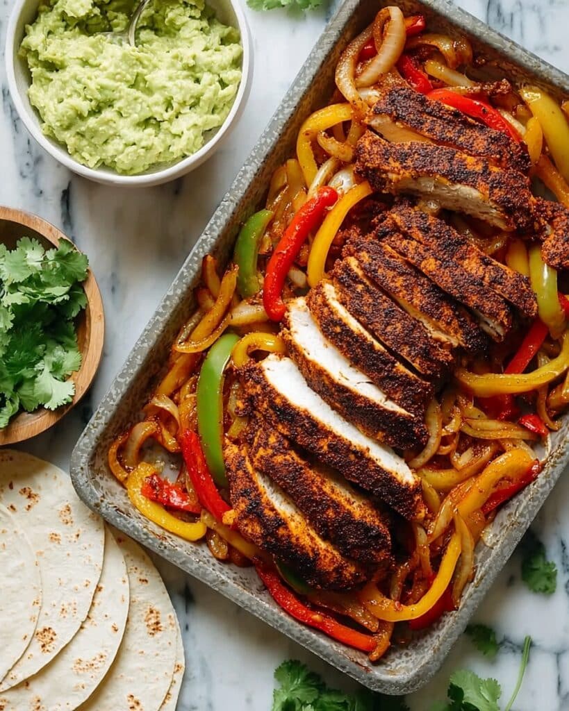 Sheet Pan Chicken Fajitas Recipe