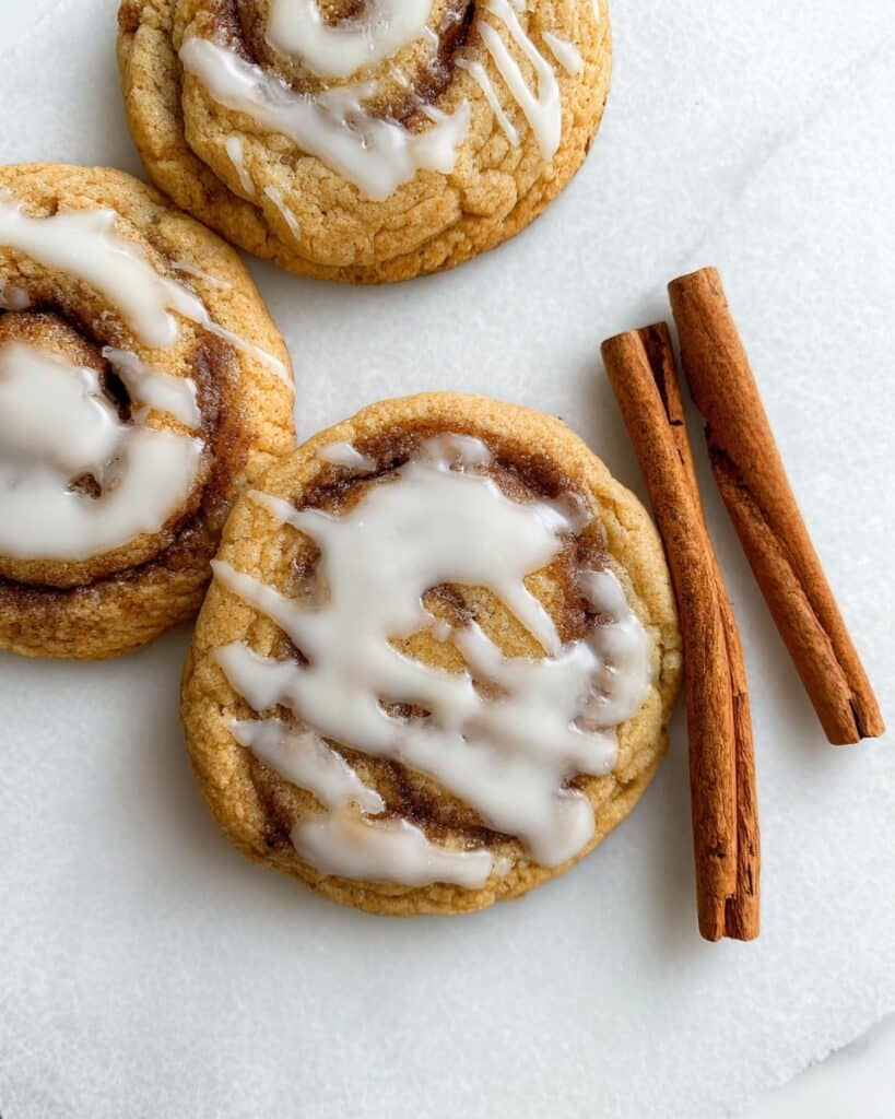 Cinnamon Roll Cheesecake Cookies Recipe