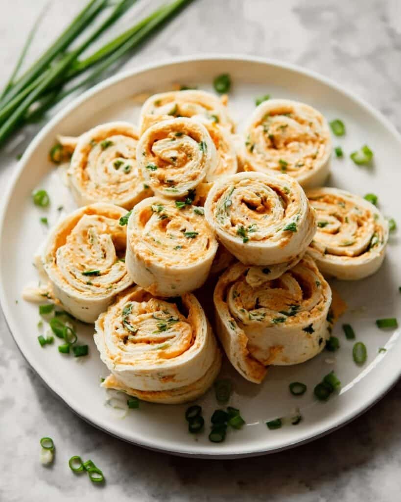 Easy Buffalo Chicken Roll-Ups Recipe