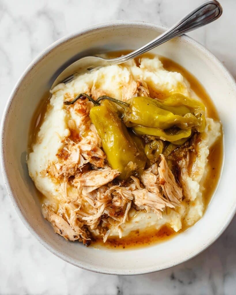 Mississippi Chicken {Easy Crockpot Recipe} Recipe