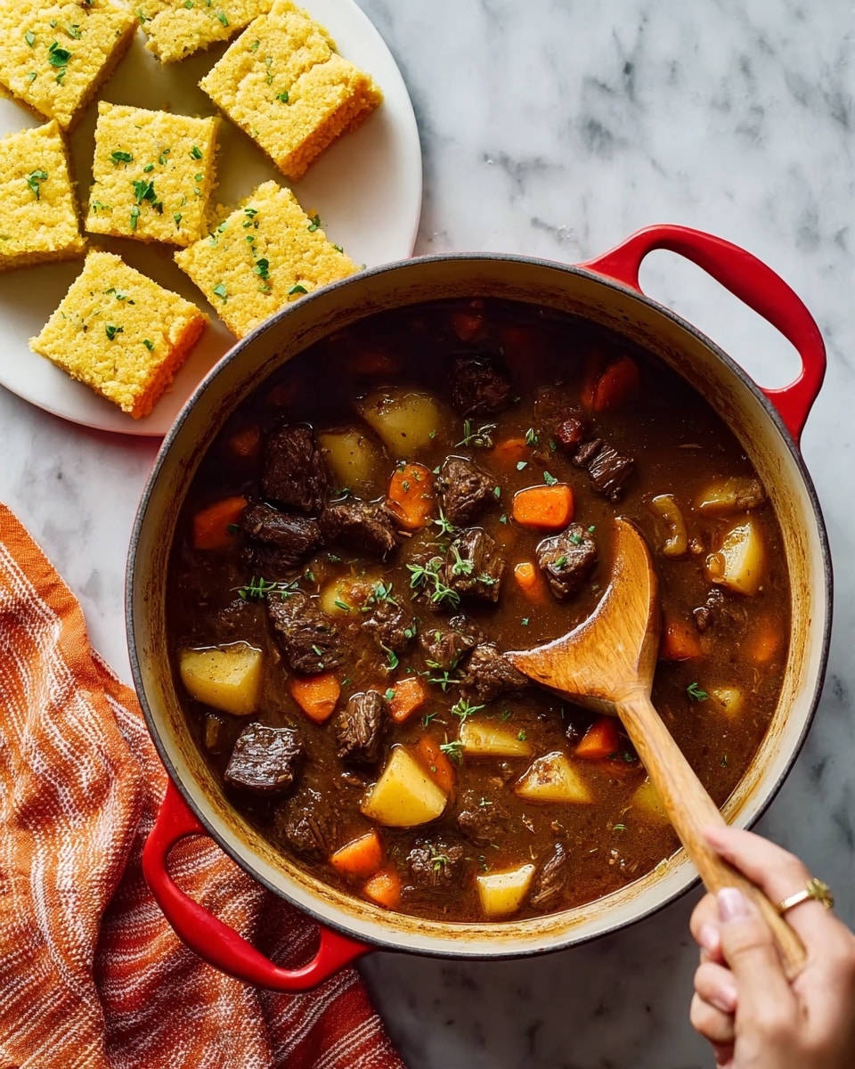 Hearty Beef Root Vegetable Stew Recipe
