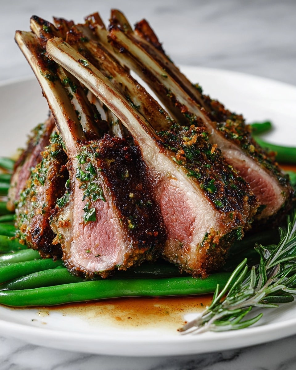 Garlic Rosemary Rack of Lamb Recipe