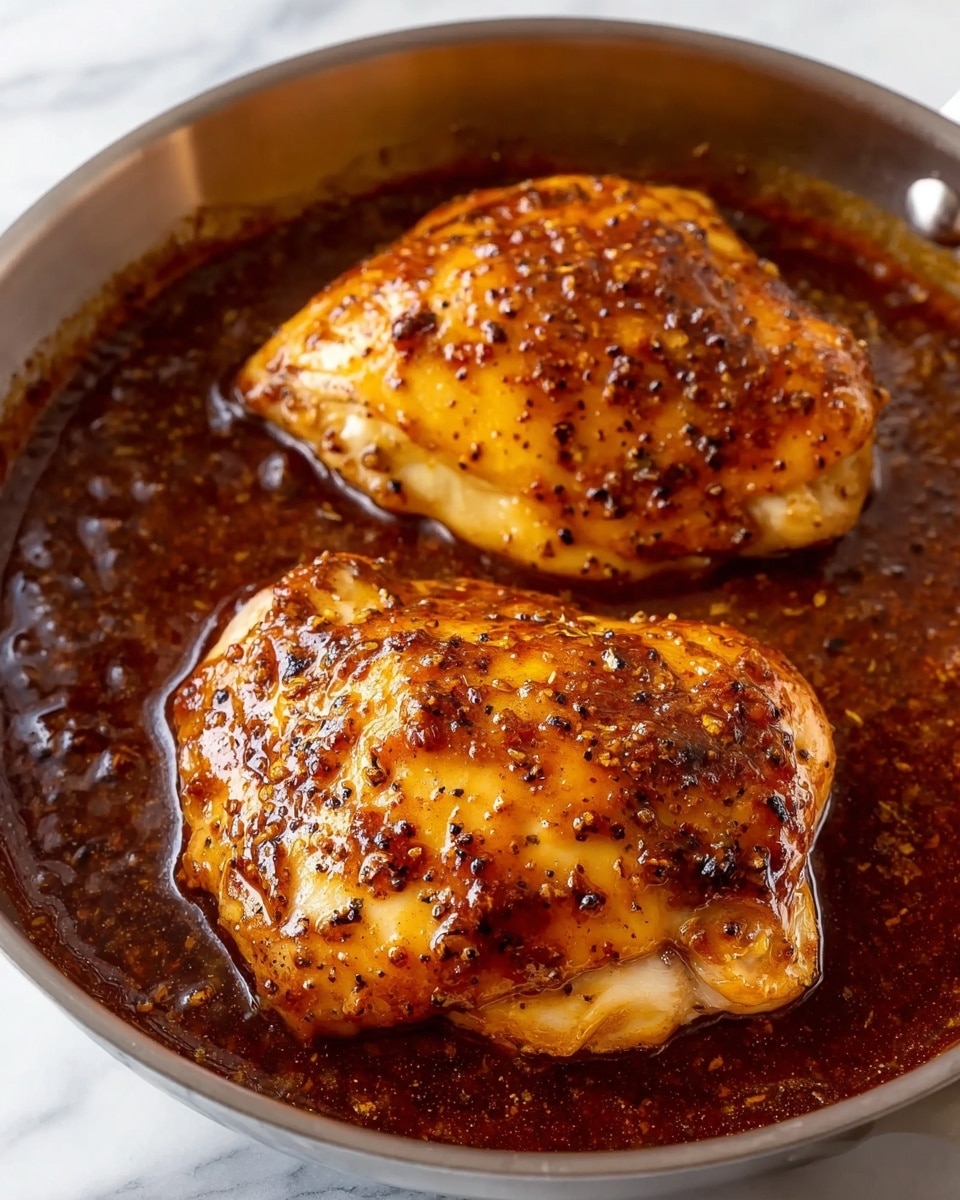 Homemade BBQ Chicken with Pan Sauce Recipe