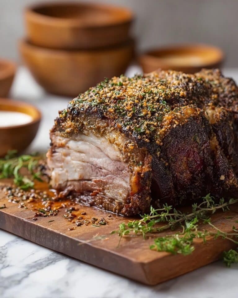 Cowboy Butter Prime Rib Roast Recipe