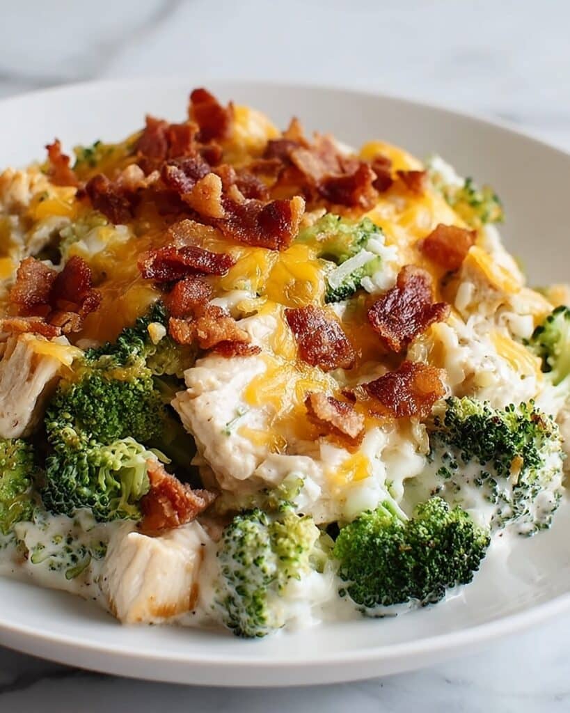Keto Chicken Broccoli Casserole Recipe